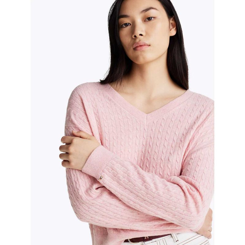 Tommy Hilfiger Mini Cable Knit Jumper image number 2